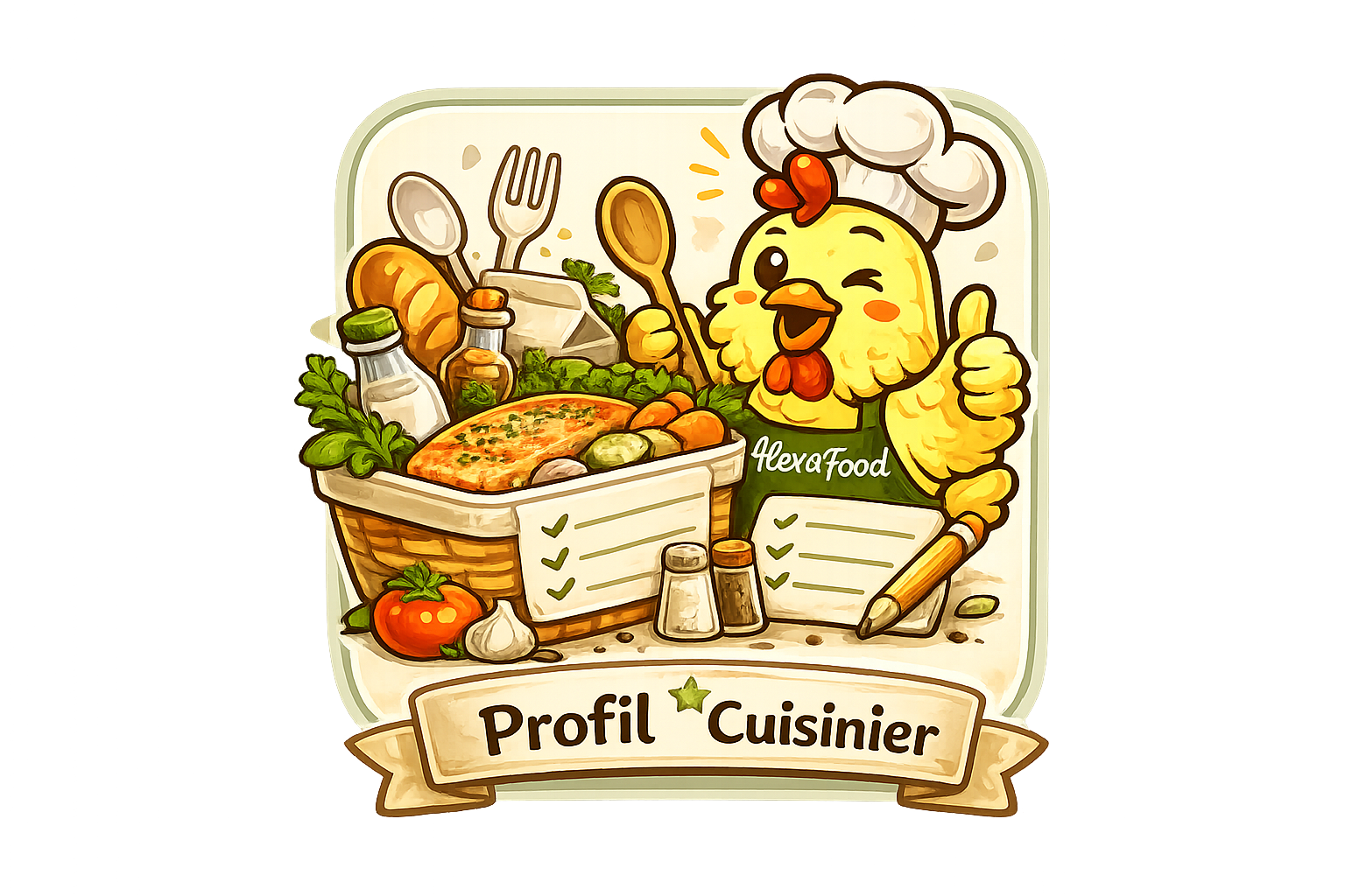 Profil cuisinier Alex&Food